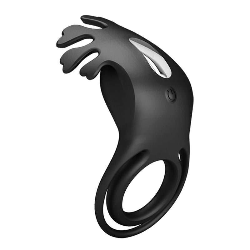 Pretty Love - Ruben Anillo Vibrador 7 Vibraciones Silicona Negro