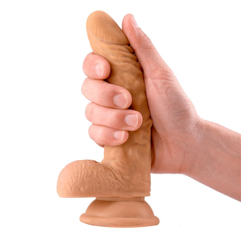 Dildo Realista Con Testículos 7.1 Sam Natural