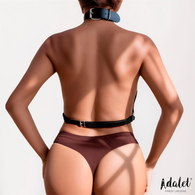 Samara Arnés De Pecho Con Cadenas Cuero Vegano Tall Única