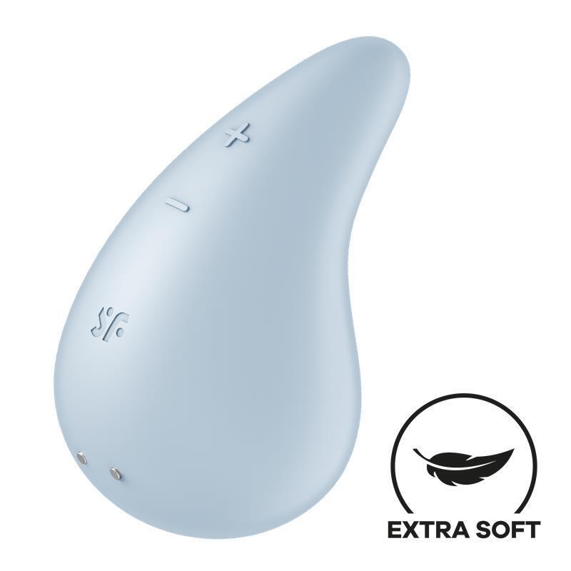 Satisfyer - Dew Drop Vibrador Lay-On Azul