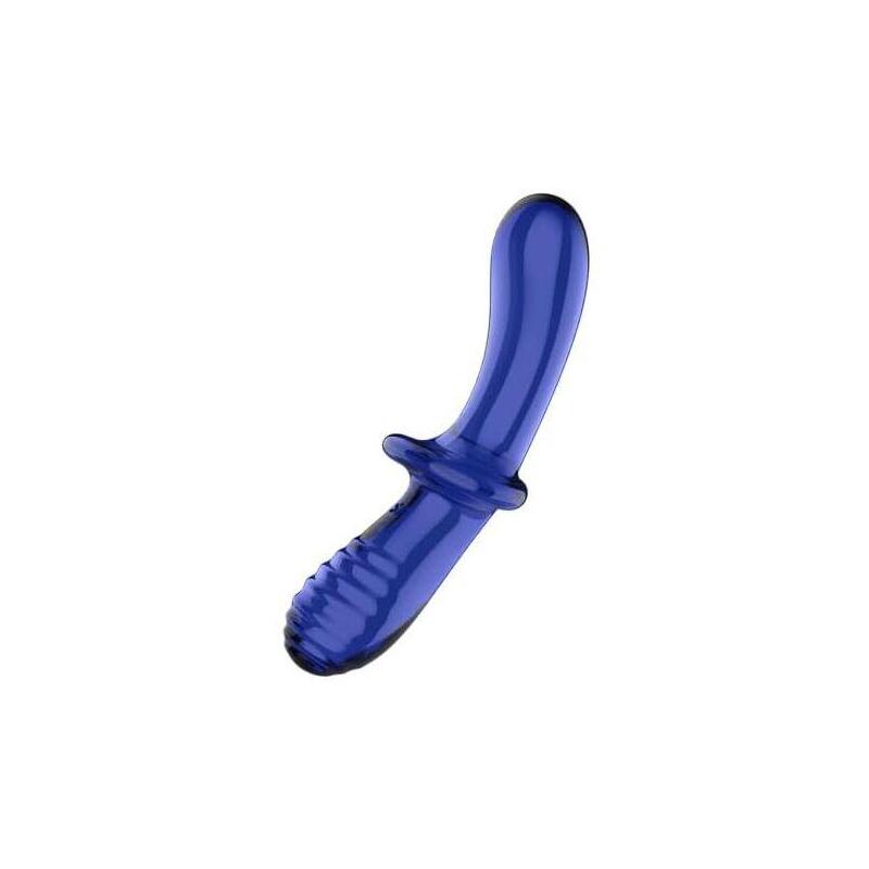 Satisfyer - Double Crystal Dildo Azul