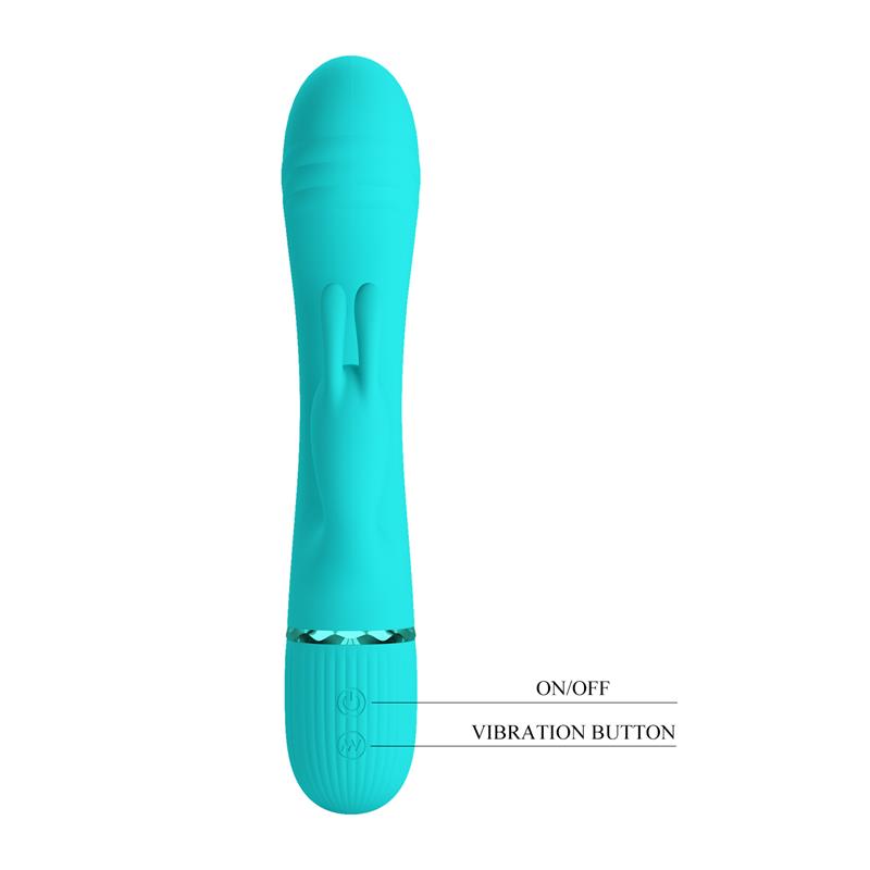 Pretty Love - Scocco Vibrador Rabbit Turquesa