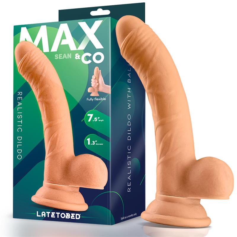 Dildo Realista Con Testículos 7.5 Sean Natural