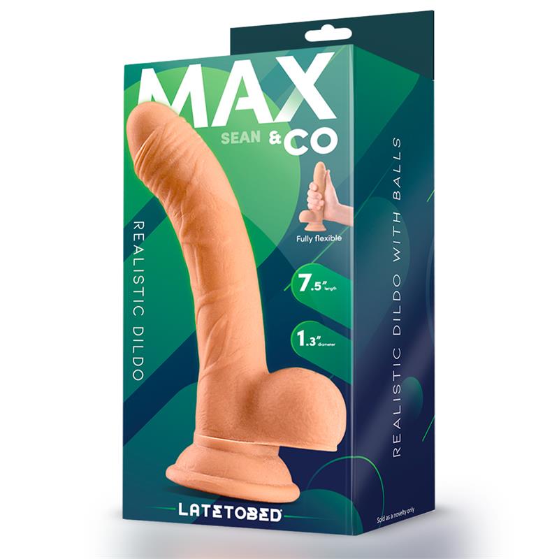 Dildo Realista Con Testículos 7.5 Sean Natural