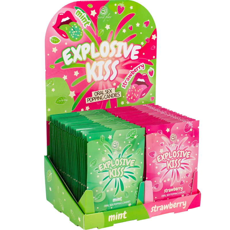 Secret Play - Expositor Caramelos Explosivos (48 Unidades)