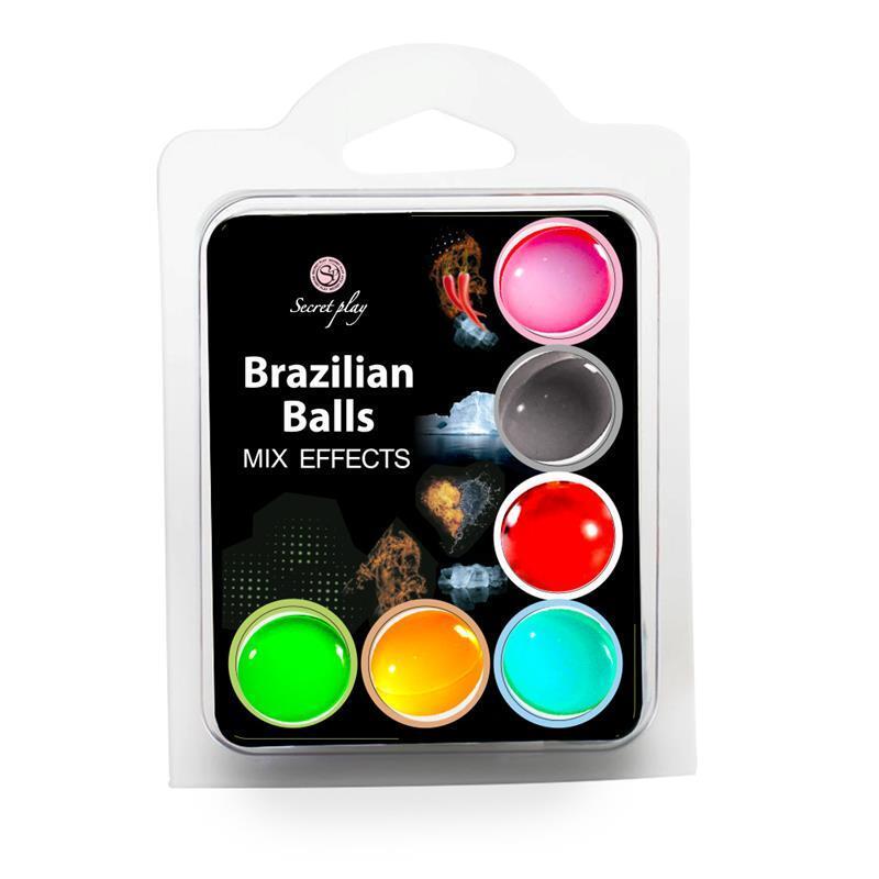 Secret Play Set 6 Brazilian Balls Mix Efectos