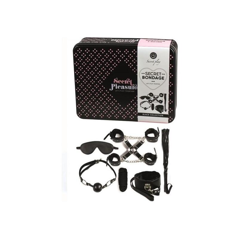Secretplay - Bdsm Set 8 Pcs Negro