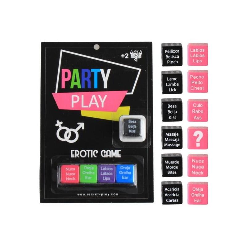 Secretplay - Juego Party Play 5 Dados (Es/Pt/En/Fr)