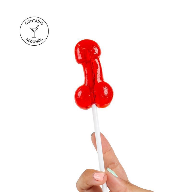 Secretplay - Piruleta Pene Gominola Con Alcohol Daiquiri De Fresa