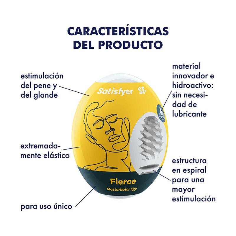 Satisfyer - 3 Huevos Masturbadores Fierce