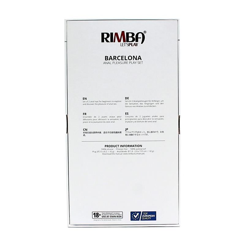 Set De 2 Juguetes Anales Barcelona Negro