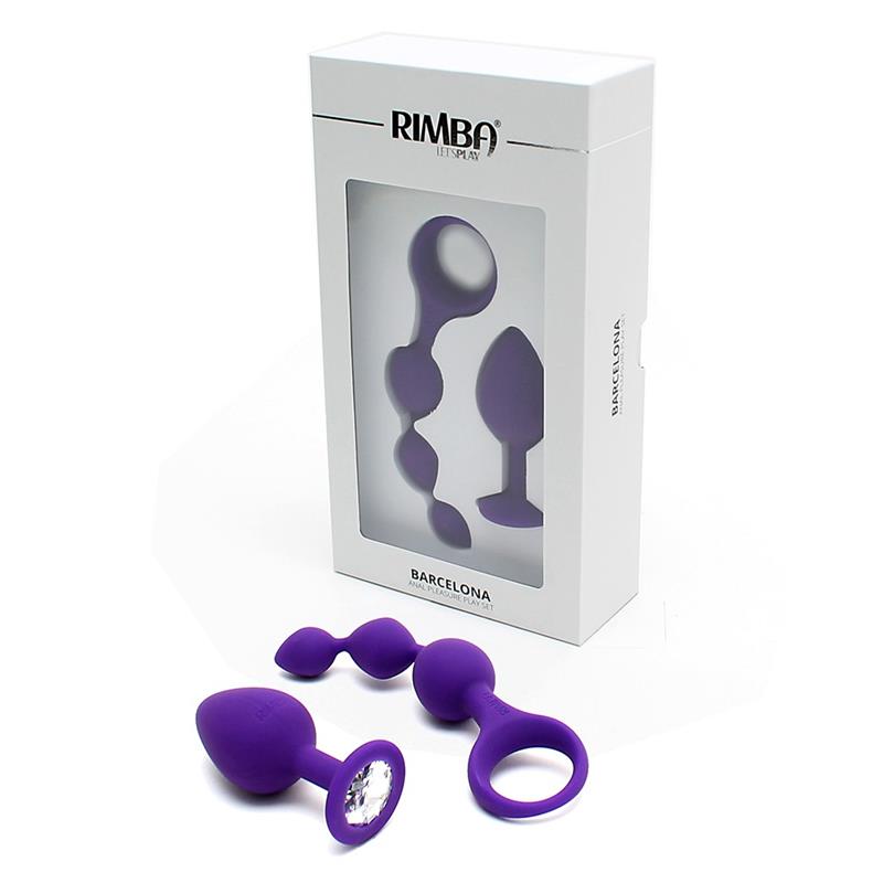 Set De 2 Juguetes Anales Barcelona Purpura