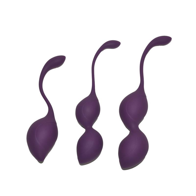 Set De 3 Bolas Kegel Geneva Purpura