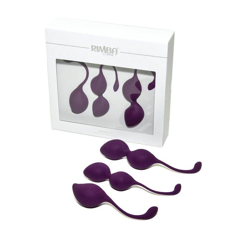 Set De 3 Bolas Kegel Geneva Purpura