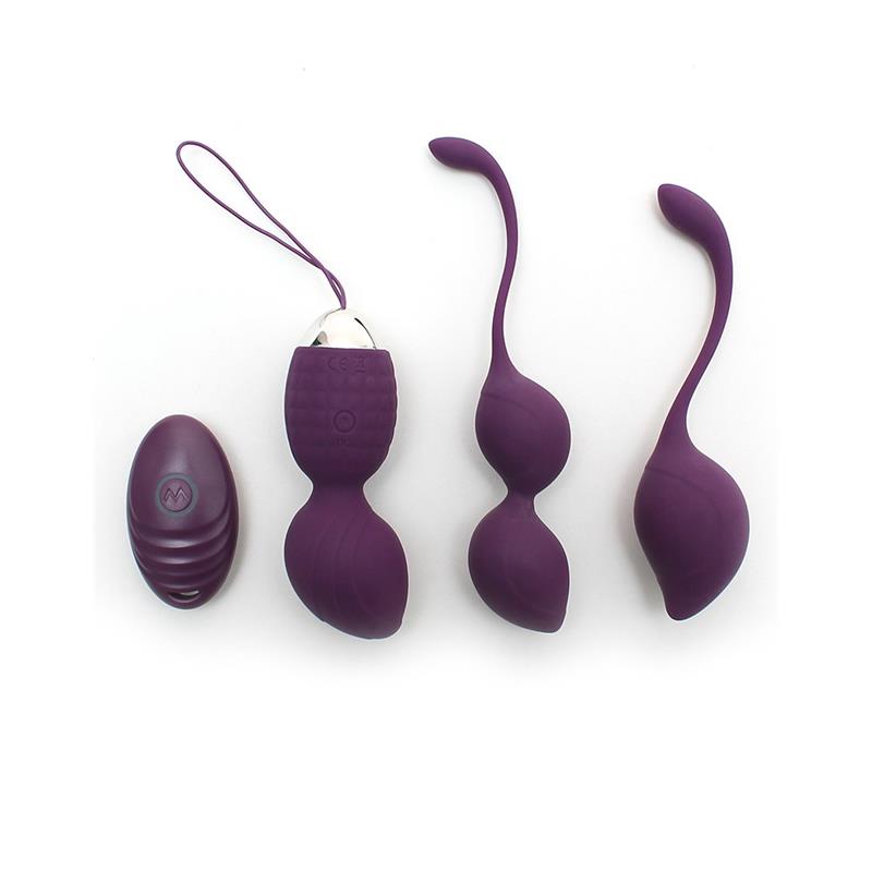 Set De Bolas Kegel Rimini Purpura