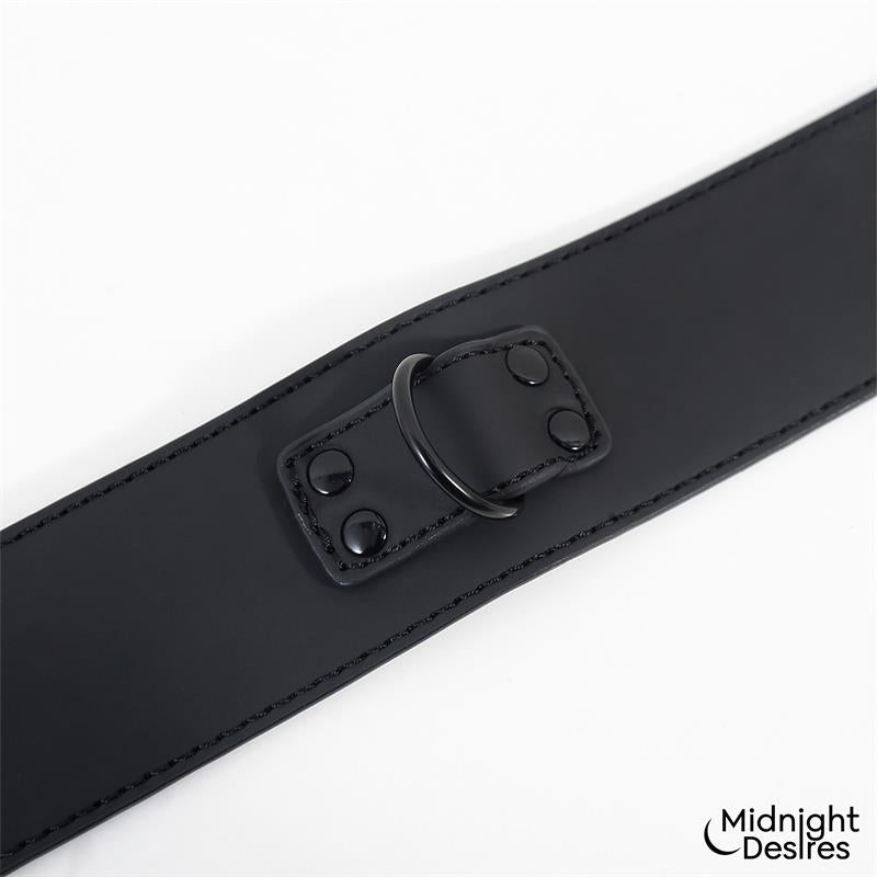 Set De Restricciones Con Esposas Y Collar Con Correa