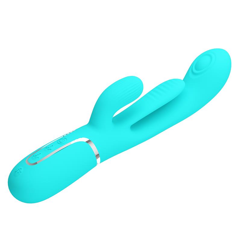 Pretty Love - Shania Triple Vibrador Rabbit Multifunción 3 En 1