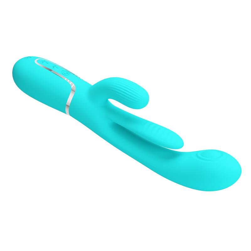 Pretty Love - Shania Triple Vibrador Rabbit Multifunción 3 En 1