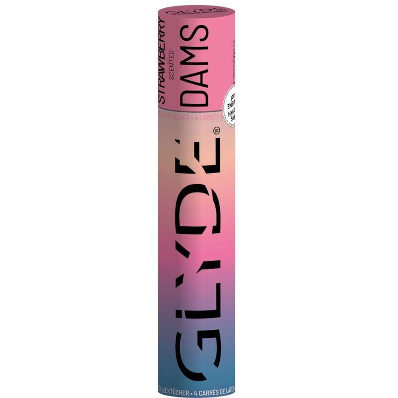 Sheer Glyde - Dams Laminas Latex Sexo Oral Fresa