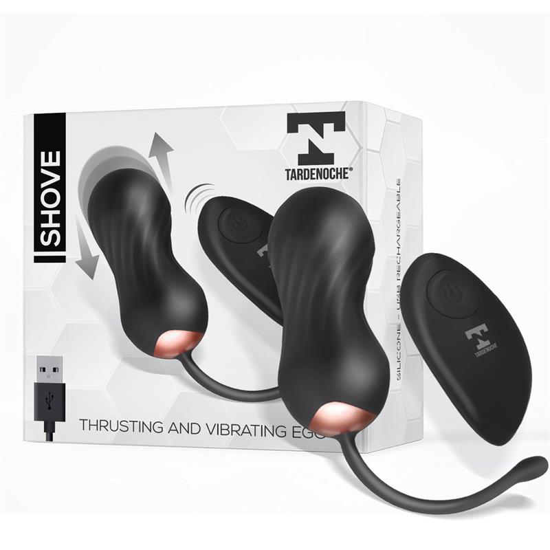 Huevo Vibrador Shove Con Control Remoto Usb Función Movimiento Up And Down Usb Silicona