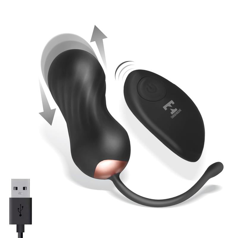 Huevo Vibrador Shove Con Control Remoto Usb Función Movimiento Up And Down Usb Silicona
