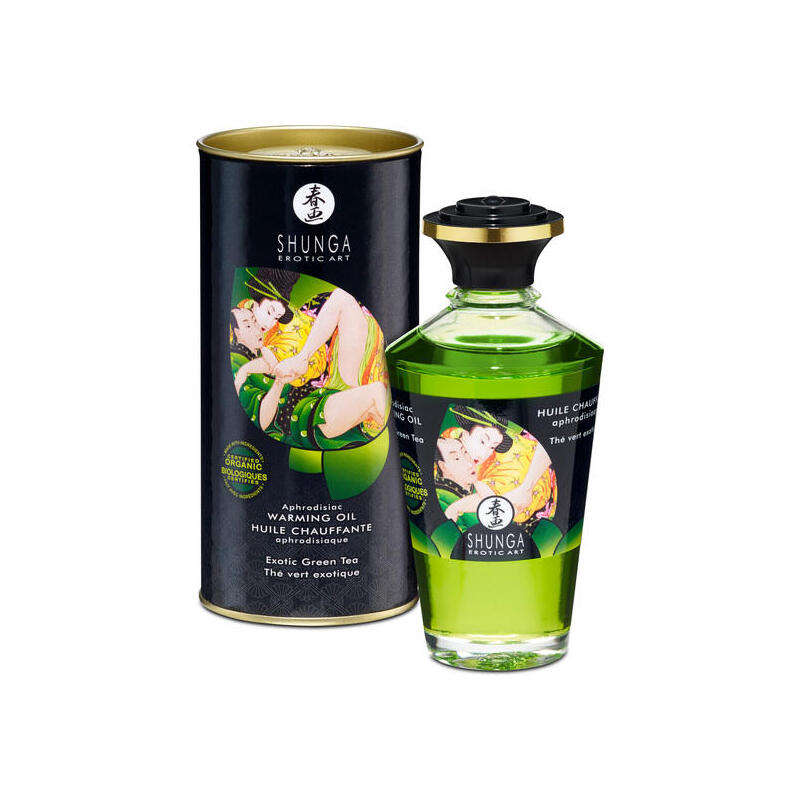 Shunga Aceite Afrodisíaco De Masaje Aroma Té Verde