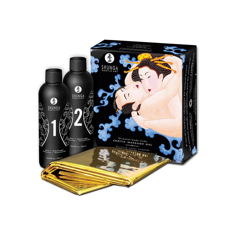 Shunga Kit De Gel De Masaje Aroma A Futas Exóticas