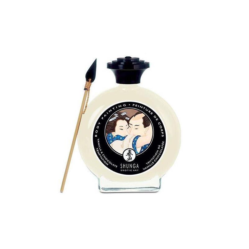 Shunga Pintura Besable Sabor Chocolate Blanco Y Vainilla