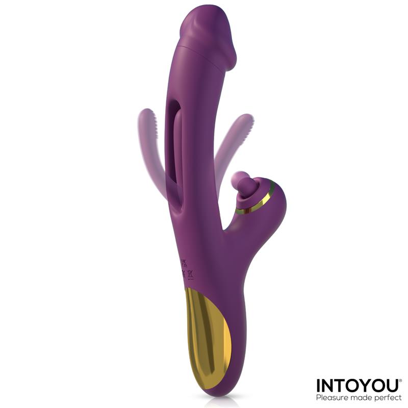 Siter Vibrador Con Lengua Movimiento Flipping Y Bola Golpeteo