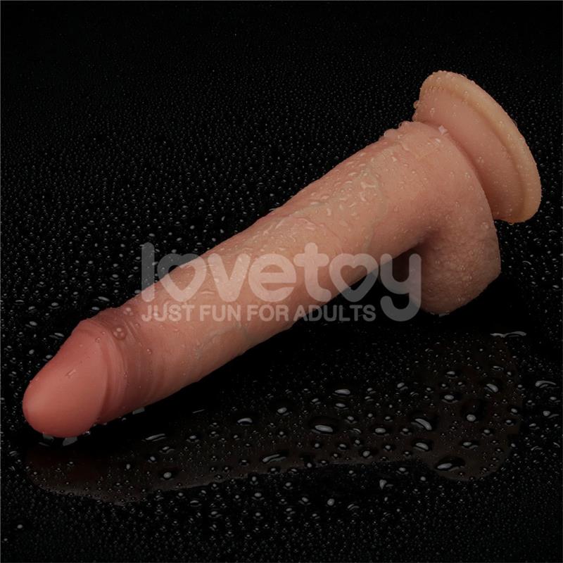 Sliding Pro Dildo Piel Deslizante-Retractil Dual Layer 8.5