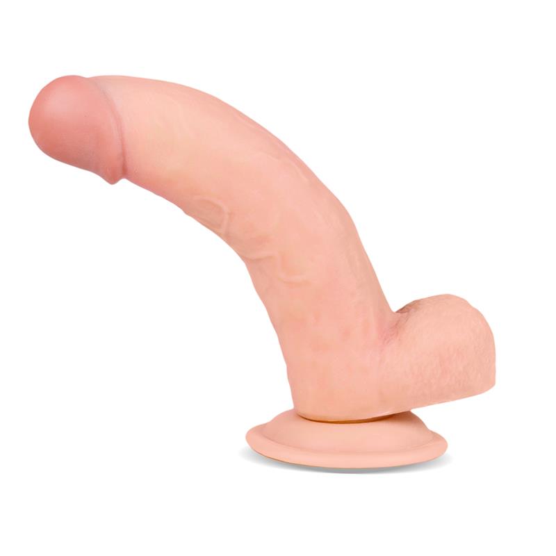 Slidy Dildo Realista Dual Layer Retráctil Y Orientable 8