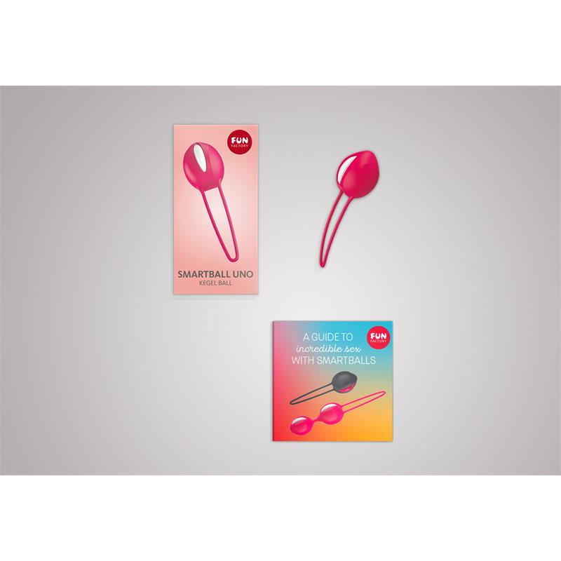 Fun Factory - Smartball Uno Blanco/Rojo India