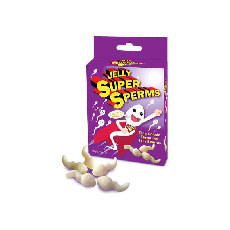 Spencer & Fleetwood - Jelly Super Sperm Gominolas Forma Esperma 120 Gr