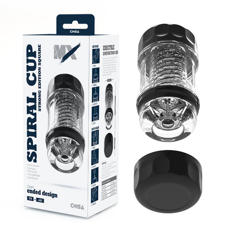 Spiral Cup Strong Edition Square Masturbador Masculino