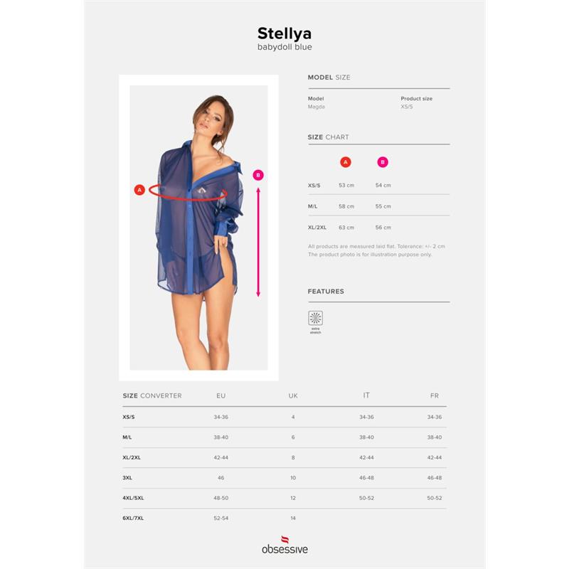 Stellya Babydoll Talla (Interno):Xs/S