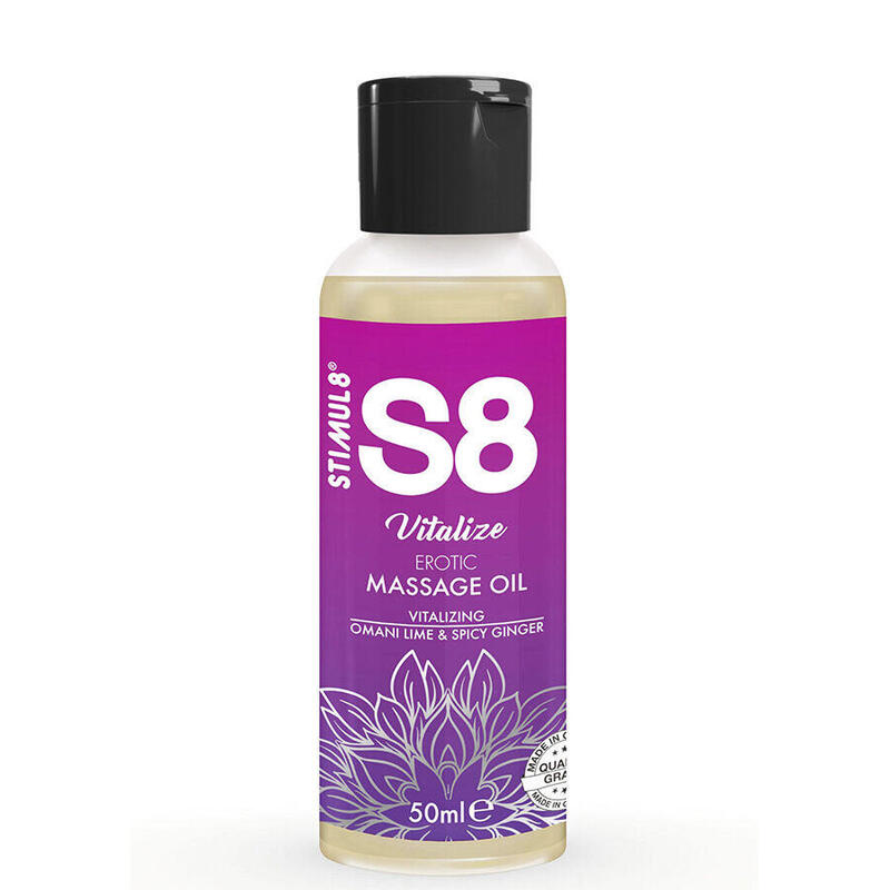 Stimul8 - S8 Vitalize Aceite De Masaje Erótico Lima 50 Ml