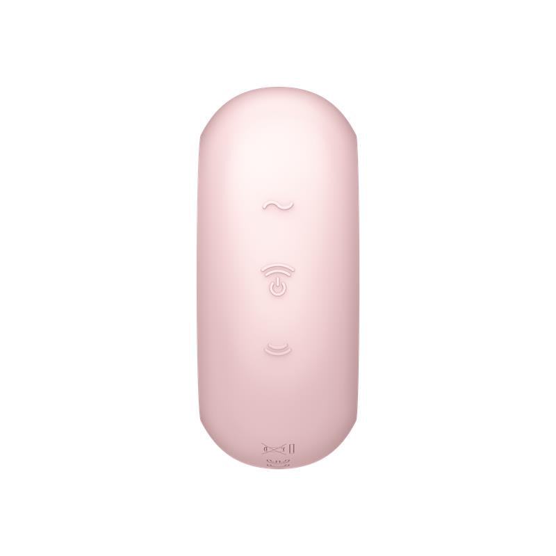 Satisfyer Pro To Go 3 Estimulador Y Vibrador Doble - Rosa