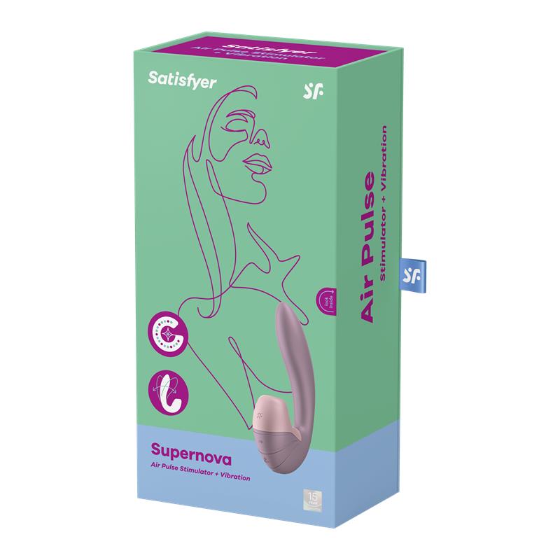 Satisfyer - Supernova Estimulador Y Vibrador Rosa