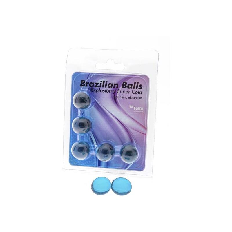 Taloka - Brazilian Balls Gel Excitante Efecto Frío 5 Bolas