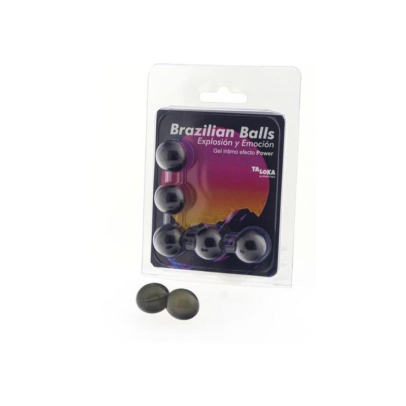 Taloka - Brazilian Balls Gel Excitante Efecto Power 5 Bolas