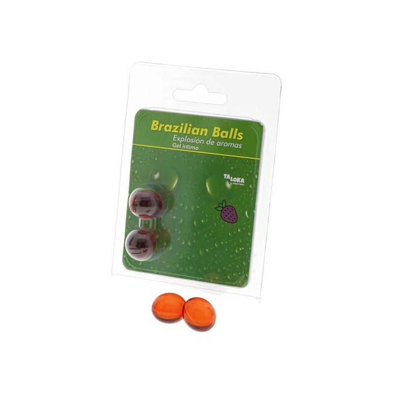 Taloka - Brazilian Balls Gel Íntimo Fresa 2 Bolas