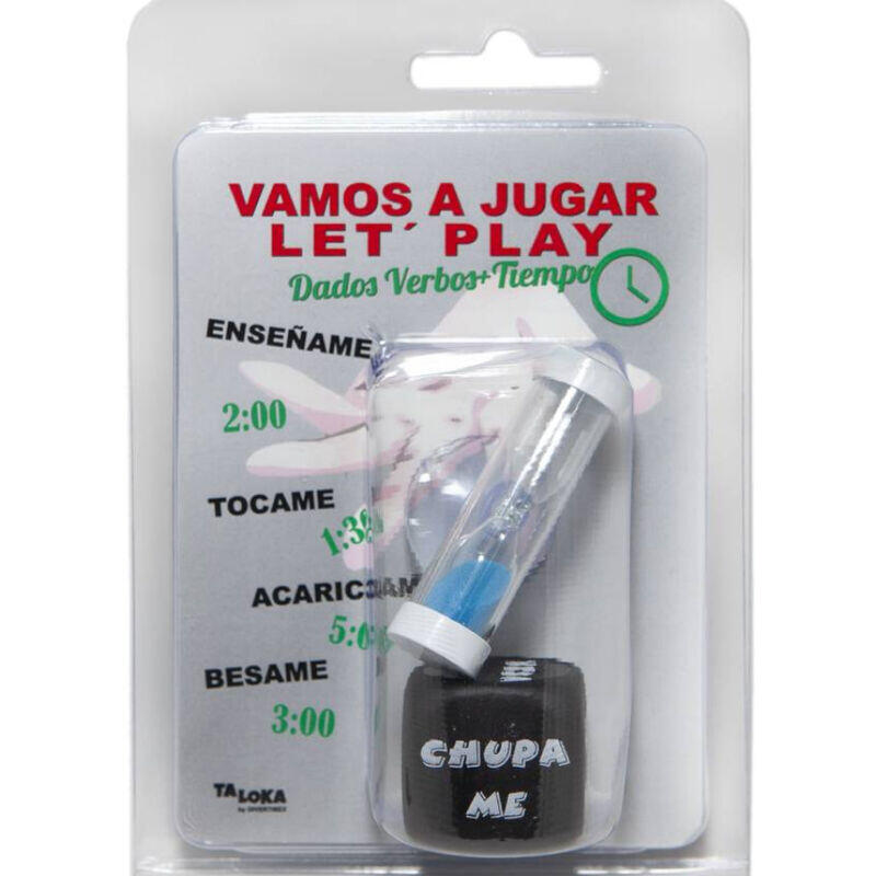 Taloka - Dado C/ Verbos +Reloj De Arena Vamos A Jugar /Es/Pt/En/Fr/It/