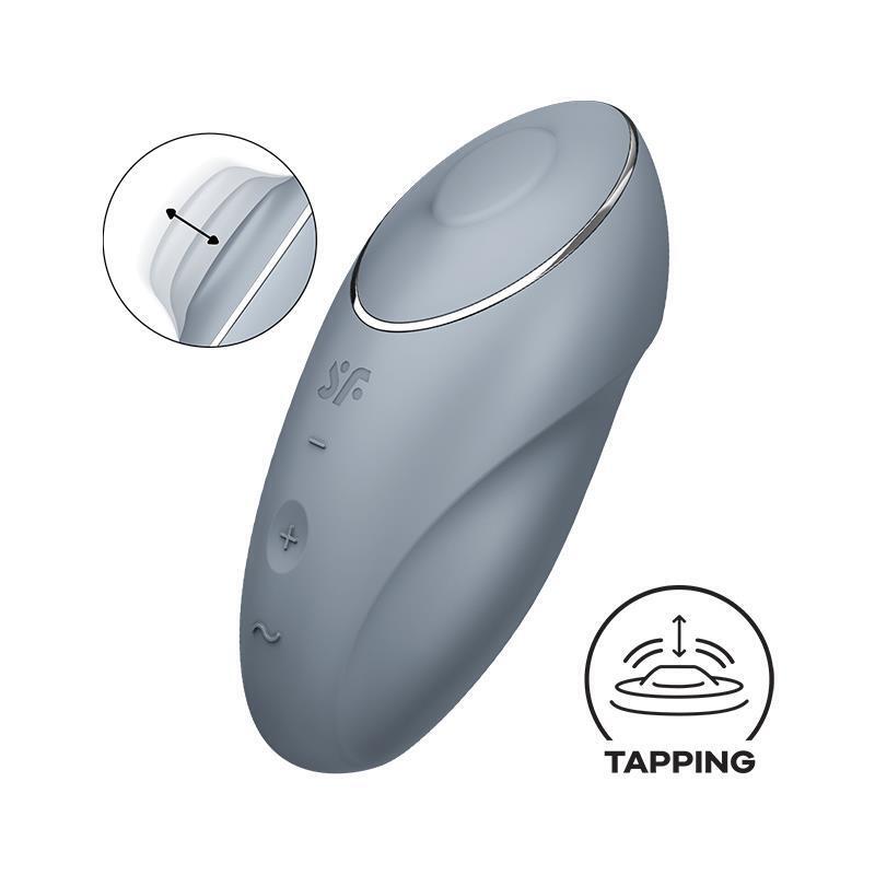 Tap And Climax 1 Vibrador Y Tapping Gris