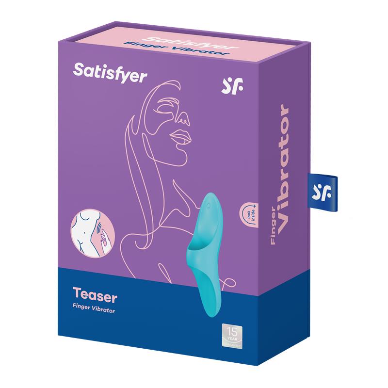 Teaser Vibrador Para El Dedo Light Blue