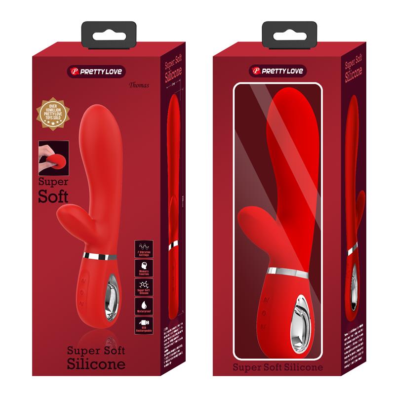 Pretty Love - Thomas Vibrador Punto G Multifunción Rojo