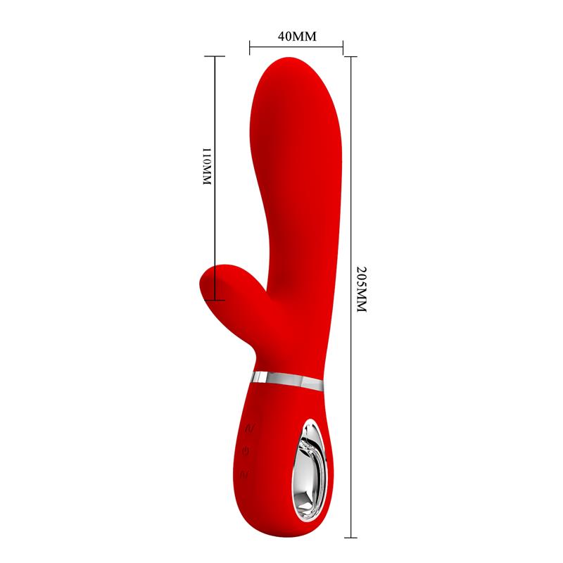 Pretty Love - Thomas Vibrador Punto G Multifunción Rojo