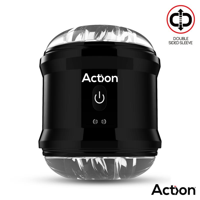 Thor Masturbador Con Vibración Doble Orificio