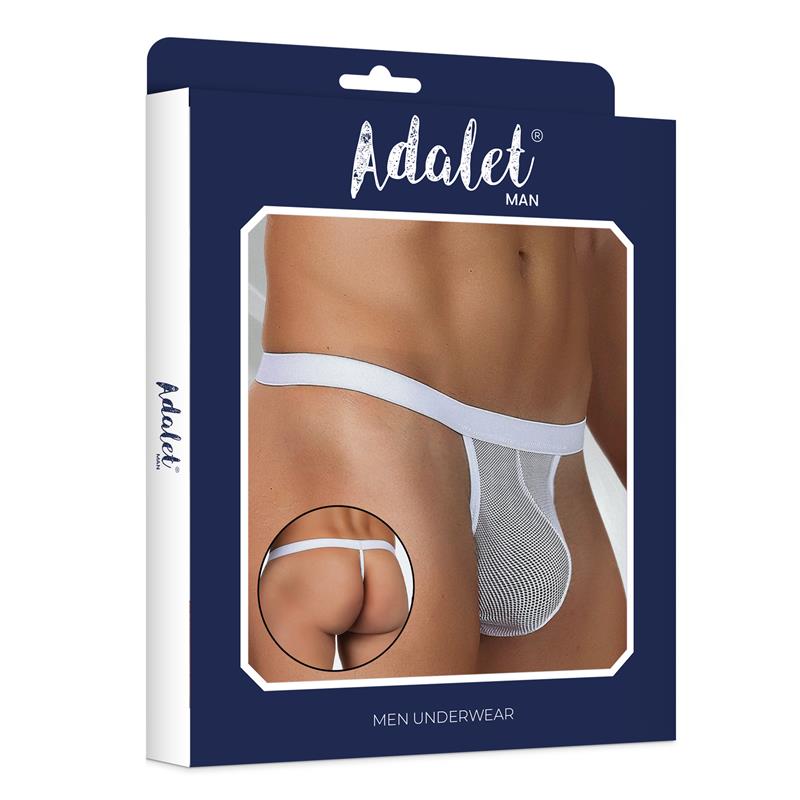 Titan Tanga De Rejilla Talla Única Blanco
