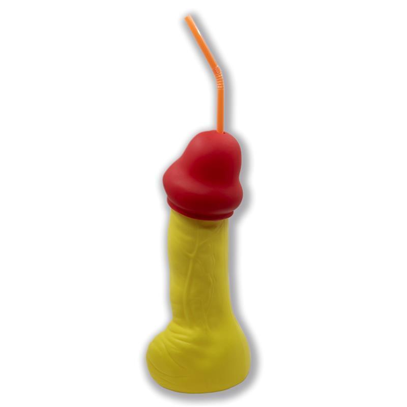 Vaso Con Forma De Pene Fluorescente 500 Ml