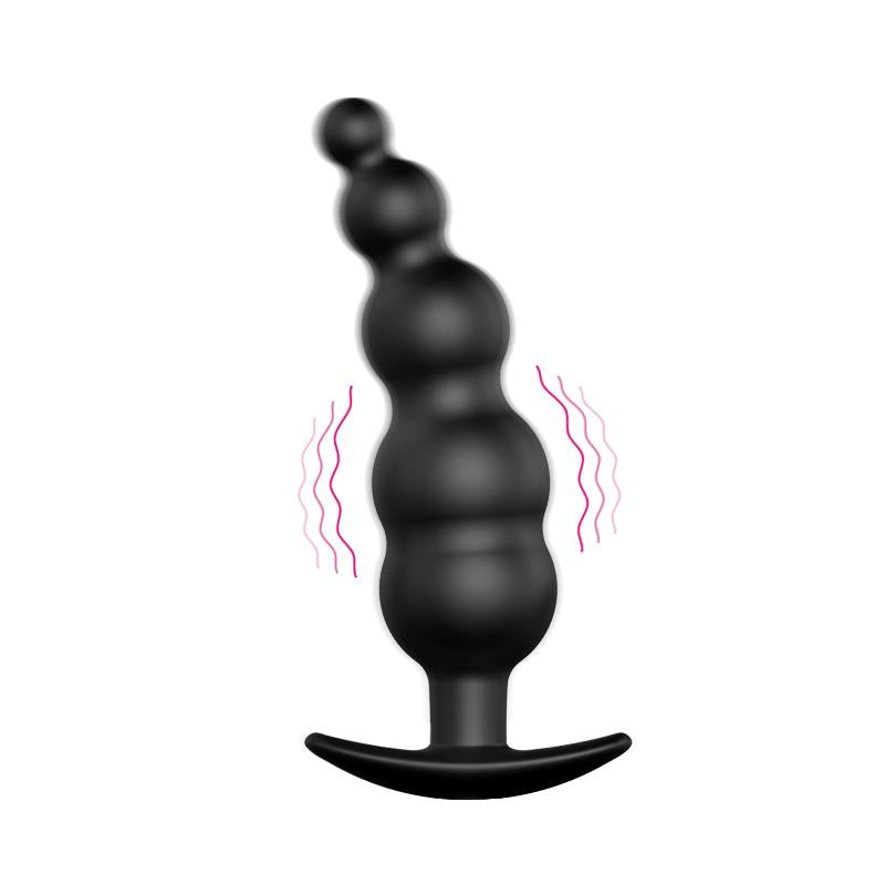 Pretty Love Plug Anal Silicona Estimulacion Extra Y 12 Modos Vibracion - Negro